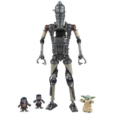 Set figuras IG-12 & Grogu The Mandalorian Star Wars 15cm